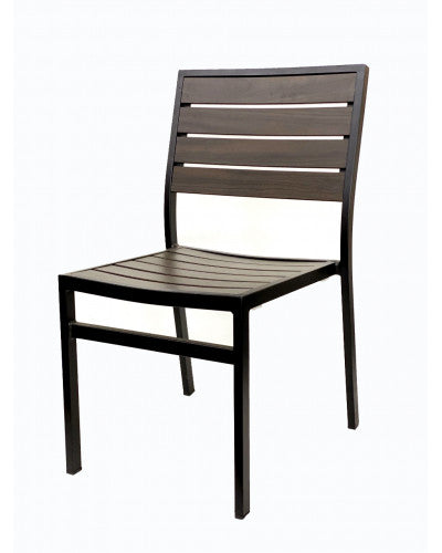 Slat Patio Side Chair