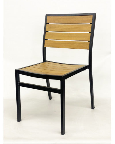 Slat Patio Side Chair