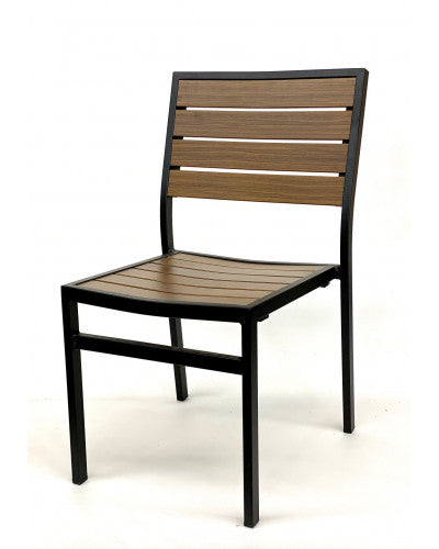 Slat Patio Side Chair